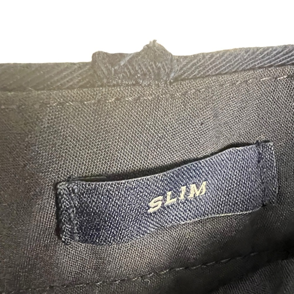 J. Crew Factory Men's Slim-fit flex chino pant 34x30 Navy - Picture 5 of 7